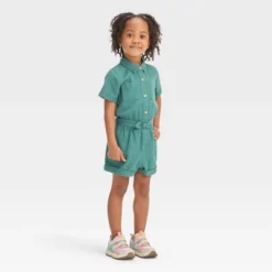 Toddler Girls' Utility Romper - Cat & Jack™ -Cat & Jack GUEST 962370b1 63c9 4f9b 929f bbebbd65572c