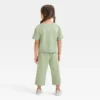 Toddler Girls' Crop Pants Set - Cat & Jack™ Olive Green