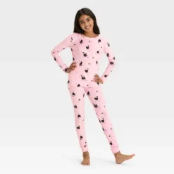 Kids' Long Sleeve Halloween Witch Cats Snuggly Soft Pajama Set - Cat & Jack™ Pink 7 Kids' Long Sleeve Halloween Witch Cats Snuggly Soft Pajama Set - Cat & Jack™ Pink -Cat & Jack GUEST 9870ed1a 7689 4cc1 a94d 895423b51ad1