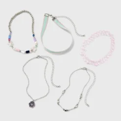 Girls' 5pk Choker Necklace Set - Cat & Jack™