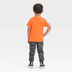 Toddler Boys' Halloween Fleece Jogger Pants Set - Cat & Jack™ Black