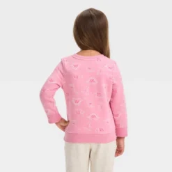 Toddler Girls' 2pk Fleece Pullover Sweatshirt - Cat & Jack™ Pink/Navy Blue -Cat & Jack GUEST 9d250407 7ed2 489d a3d9 5c952d2e6659