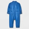 Baby Boys' Denim Coveralls - Cat & Jack™ Medium Wash