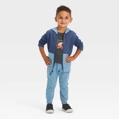 Toddler Boys' Washed French Terry Cargo Pants - Cat & Jack™ 2 Toddler Boys' Washed French Terry Cargo Pants - Cat & Jack™ - Image 2