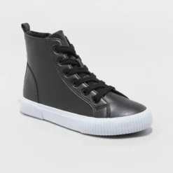 Boys' Glenn High-Top Sneakers - Cat & Jack™ Black -Cat & Jack GUEST 9f203d1f 8d49 4011 8933 421f87f1a793