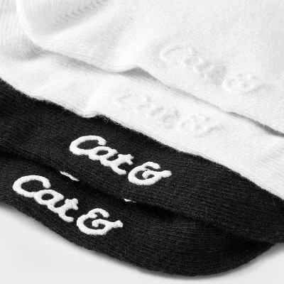 Toddler 20pk Low Cut Socks - Cat & Jack™ Black/White 2 Toddler 20pk Low Cut Socks - Cat & Jack™ Black/White - Image 2