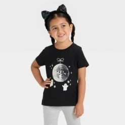 Toddler Girls' Short Sleeve Halloween Graphic T-Shirt - Cat & Jack™ Black 7 Toddler Girls' Short Sleeve Halloween Graphic T-Shirt - Cat & Jack™ Black -Cat & Jack GUEST a34164c3 5ce2 4cc4 8b06 86b04dad4070