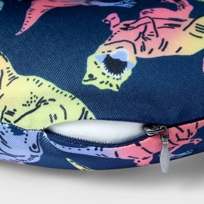 Kids' Neck Pillow And Eye Mask Set Dino - Cat & Jack™ 2 Kids' Neck Pillow And Eye Mask Set Dino - Cat & Jack™ - Image 2