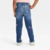Toddler Embroidered Skinny Jeans - Cat & Jack™ Dark Blue