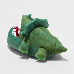 Boys' Dylan Dinosaur Ankle Biter Slippers - Cat & Jack™ Green -Cat & Jack GUEST aa84b3d0 41ec 4566 b224 1d645324569e