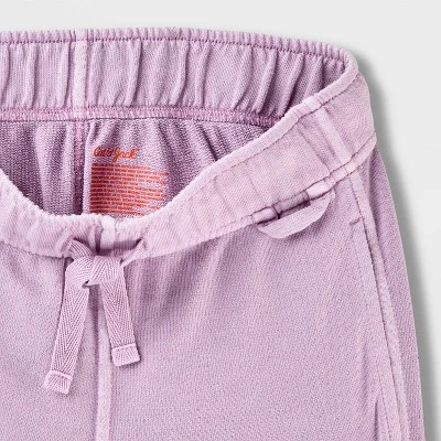 Girls' Adaptive French Terry Sweater Top & Bottom Set - Cat & Jack™ Mauve Purple 2 Girls' Adaptive French Terry Sweater Top & Bottom Set - Cat & Jack™ Mauve Purple - Image 2