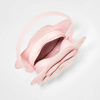 Toddler Girls' Floral Tote Bag - Cat & Jack™ Pink 2 Toddler Girls' Floral Tote Bag - Cat & Jack™ Pink - Image 2