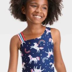 Girls' Unicorn Star One Piece Swimsuit - Cat & Jack™