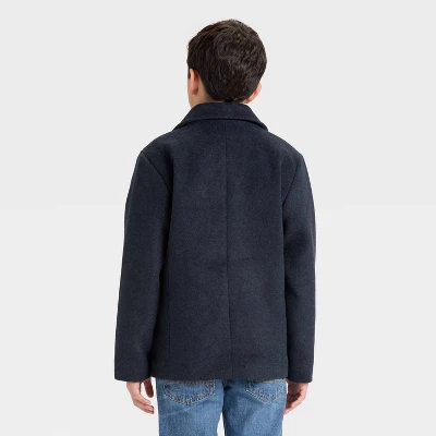Boys' Pea Coats - Cat & Jack™ Navy Blue 1 Boys' Pea Coats - Cat & Jack™ Navy Blue