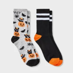 Girls' 2pk Pumpkin Halloween Crew Socks - Cat & Jack™ 5 Girls' 2pk Pumpkin Halloween Crew Socks - Cat & Jack™ -Cat & Jack GUEST ace9919b f70c 4fb0 b0a4 4623dbc63168