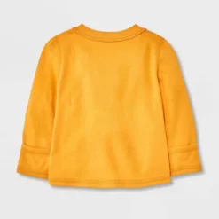 Baby Side Snap Adaptive Long Sleeve T-Shirt - Cat & Jack™ Yellow