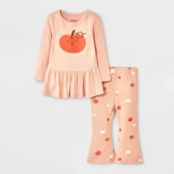 Baby Girls' 2pc Halloween Pumpkin Peplum Flared Leggings Set - Cat & Jack™ Peach Orange 7 Baby Girls' 2pc Halloween Pumpkin Peplum Flared Leggings Set - Cat & Jack™ Peach Orange -Cat & Jack GUEST af0ce785 209f 4014 bd97 3bdfa51b07c8
