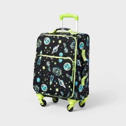 Kids' Softside Carry On Spinner Suitcase Space - Cat & Jack™️ -Cat & Jack GUEST b1e38ee2 c3f0 4aea a30c 232aa6d31aab