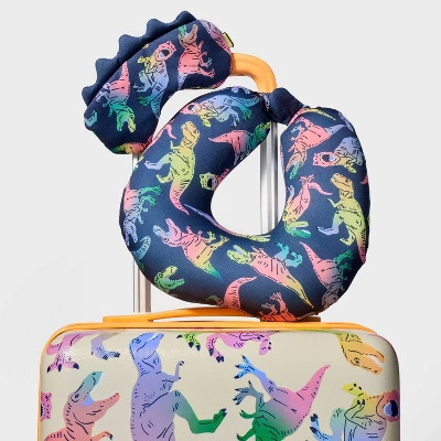 Kids' Neck Pillow And Eye Mask Set Dino - Cat & Jack™ 1 Kids' Neck Pillow And Eye Mask Set Dino - Cat & Jack™