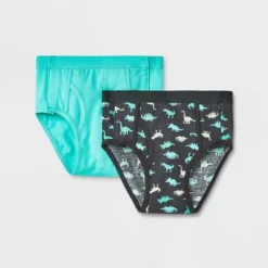 Boys' Adaptive 2pk Dino Briefs - Cat & Jack™ Green -Cat & Jack GUEST b46b43a0 26f2 4b17 8343 fd360d888da6