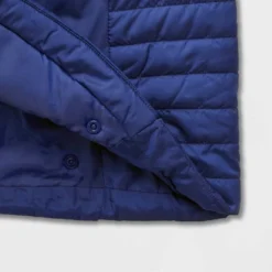 Girls' Adaptive Quilted Cape Jacket - Cat & Jack™ Navy Blue -Cat & Jack GUEST b4768673 6702 4e9f b53a c18ec3ab92e6