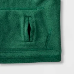 Toddler Boys' Adaptive Fleece Mock Neck Top - Cat & Jack™ Forest Green -Cat & Jack GUEST b7c11a85 7fa6 4eec 8f9e 55c624d74ea3