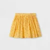 Girls' Tie-Waist Floral Skirt - Cat & Jack™ Yellow