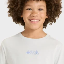 Boys' Short Sleeve Shark Graphic T-Shirt - Cat & Jack™ Light Gray