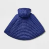 Girls' Adaptive Quilted Cape Jacket - Cat & Jack™ Navy Blue