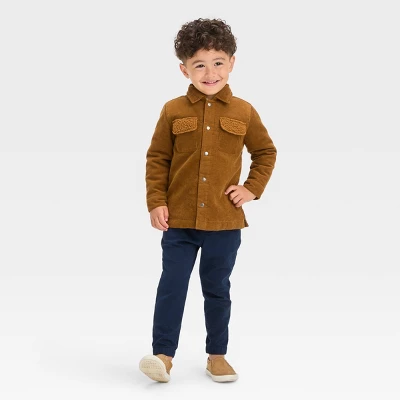 Toddler Boys' Corduroy 'Button-Up' Shacket - Cat & Jack™ Brown 2 Toddler Boys' Corduroy 'Button-Up' Shacket - Cat & Jack™ Brown - Image 2