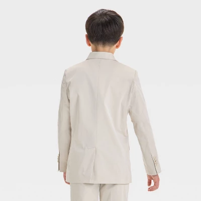 Boys' Suit Jacket - Cat & Jack™ Off-White 1 Boys' Suit Jacket - Cat & Jack™ Off-White