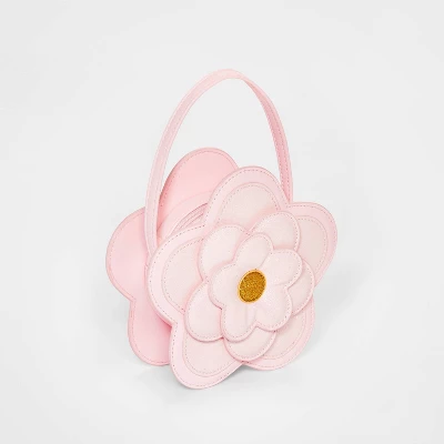 Toddler Girls' Floral Tote Bag - Cat & Jack™ Pink 1 Toddler Girls' Floral Tote Bag - Cat & Jack™ Pink