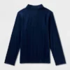 Boys' Adaptive Long Sleeve Uniform Polo Shirt - Cat & Jack™
