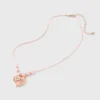 Girls' Pink Bow Locket Necklace - Cat & Jack™ Pink