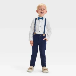 Toddler Boys' Long Sleeve Button-Down Shirt And Suspender Pants Set - Cat & Jack™ White 7 Toddler Boys' Long Sleeve Button-Down Shirt And Suspender Pants Set - Cat & Jack™ White -Cat & Jack GUEST be346219 3bf5 46c3 9ca1 a4d01b67dadd