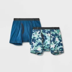 Boys' Adaptive 2pk Camo Briefs - Cat & Jack™ Blue -Cat & Jack GUEST c2050e7d d595 49a5 92ab 1dc0c7c1b8ee