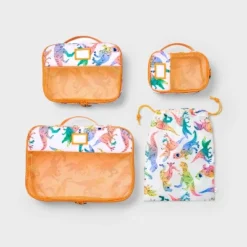 Kids' 4pc Packing Cube Set Dino - Cat & Jack™ -Cat & Jack GUEST c3a70736 e55d 43bf 9df4 59994ef62054