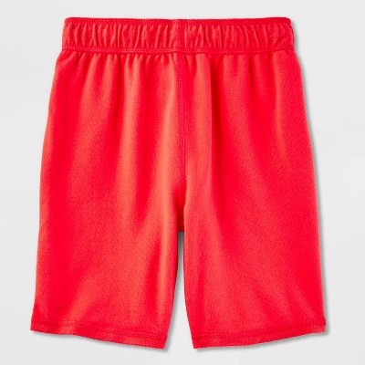Boys' 2pk Adaptive Knit Shorts - Cat & Jack™ Black/Red 1 Boys' 2pk Adaptive Knit Shorts - Cat & Jack™ Black/Red