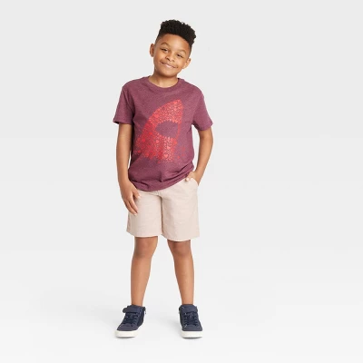 Boys' Flat Front 'Above The Knee' Chambray Shorts - Cat & Jack™ 2 Boys' Flat Front 'Above The Knee' Chambray Shorts - Cat & Jack™ - Image 2