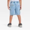 Toddler Boys' Pull-On Denim Cargo Shorts - Cat & Jack™ Light Wash