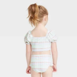Toddler Girls' 2pc Plaid Bikini Set - Cat & Jack™ -Cat & Jack GUEST cc5d45ae bc0a 4c9f 99e9 01f5cb9807a3