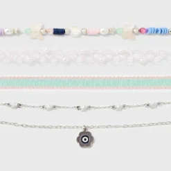 Girls' 5pk Choker Necklace Set - Cat & Jack™ 5 Girls' 5pk Choker Necklace Set - Cat & Jack™ -Cat & Jack GUEST d1897ea4 8479 46d0 8c49 849f6ff06305