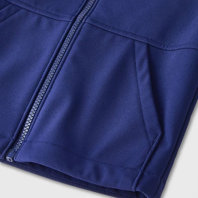 Toddler Boys' Full Zip Softshell Jacket - Cat & Jack™ Navy Blue 7 Toddler Boys' Full Zip Softshell Jacket - Cat & Jack™ Navy Blue - Image 7