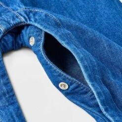 Baby Boys' Denim Coveralls - Cat & Jack™ Medium Wash -Cat & Jack GUEST d3ebbc04 a996 4066 8440 f2712cb528c4