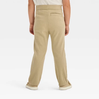 Toddler Boys' Knit Pants - Cat & Jack™ Khaki 1 Toddler Boys' Knit Pants - Cat & Jack™ Khaki