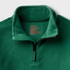 Boys' Adaptive Fleece Mock Neck Top - Cat & Jack™ Forest Green -Cat & Jack GUEST d4a07cce f74d 4da8 9215 9412c07569ab