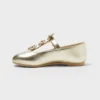 Toddler Girls' Eliana Mary Jane Flats - Cat & Jack™ Gold