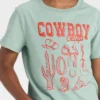 Boys' Short Sleeve 'Cowboy Getup' Graphic T-Shirt - Cat & Jack™ Green