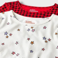 Girls' 2pk Adaptive Long Sleeve Holiday Dress - Cat & Jack™ Off-White -Cat & Jack GUEST d780eb2f 2fe5 4474 a9f1 b2a92a0e68e1