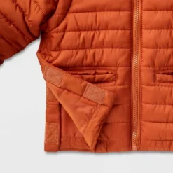Toddler Adaptive Puffer Jacket - Cat & Jack™ Orange 6 Toddler Adaptive Puffer Jacket - Cat & Jack™ Orange -Cat & Jack GUEST d7a3fc56 7272 4d16 b033 27ad72b8f7ac